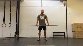 Low Hang Squat Clean (PVC or empty barbell)