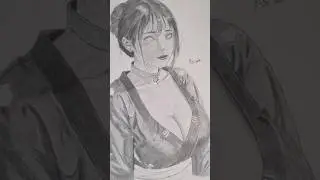 Real life HINATA sketch #drawing #art #psarts #sketch #hinata #reallifedrawing #naruto