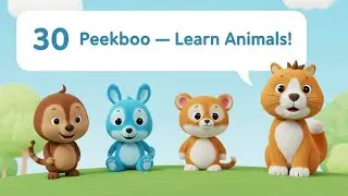 Peekaboo &mdash; Learn Animals! | Nursery Rhymes for Kids and Song