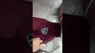 Original car custom wool carpet, a symbol.