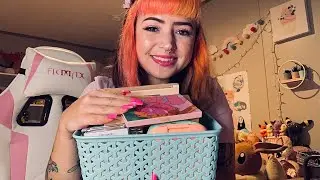 ASMR Tapping, Scratching, & Tracing on My Makeup Palettes with Soft Upclose Whispers 🤤🥱😴