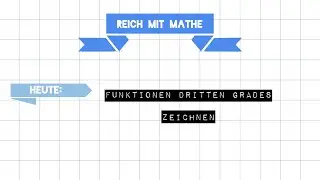 Funktionen dritten Grades - Zeichnen