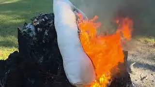 Burning Stuff 1457: Linen Pillow