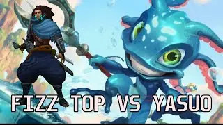 COMO JOGAR DE FIZZ TOP CONTRA YASUO - FIZZ VS YASUO - Liga das Lendas
