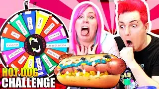 RETO RULETA MISTERIOSA de PERRITOS CALIENTES | Mystery Wheel Hot Dogs Challenge