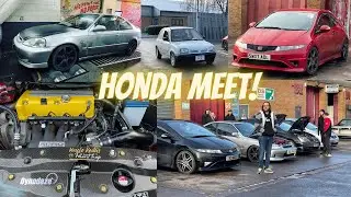 Little Honda meet  in the Cold @DynodazeHondaTuners