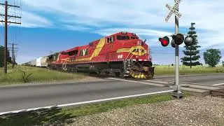 TRS22 : AWVR 777 and 767 Lead a Freight Train through Leadvile Subdivison. for @ginorailfan5192