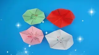 origami paper cube box / how to make paper cube box