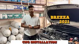 Brezza 2021 CNG Installation | Premium CNG Work | 