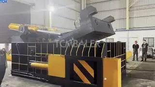steel scrap garbage compactor