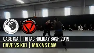 Dave Vs Kid and Max Vs Cam TRITAC Cage JSA Bash 2019