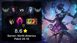 Elise Jungle vs Kindred - NA Challenger - Patch 25.18