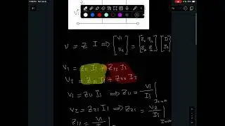 Solve problem  1 for two port network part one