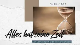 Alles hat seine Zeit - David Janzen