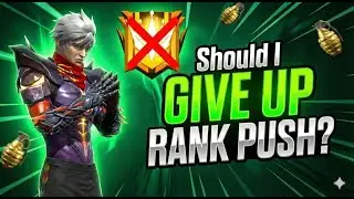 SHOULD I GIVE UP RANK PUSH ??? 🤔  ll  FF MALAYALAM LIVE 🏆
