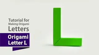 Origami Capital Letter L Tutorial
