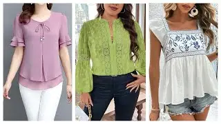 BLUSAS DE MODA PARA MUJERES 2025 #topideas