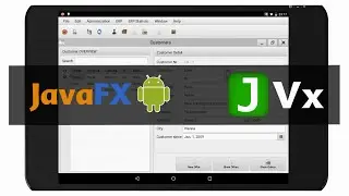 JavaFX Live Preview on Android tablet