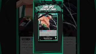 [OP12] ZORO  - IMPORTANT Cards 🔥💥⚔️ #short #shorts #onepiececardgame #onepiece #zoro #op12