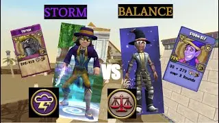 THROWING in Storm VS Balance Grandmaster PvP | Wizard 101
