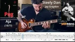 Steely Dan Peg Jay Graydon Guitar Solo With TAB