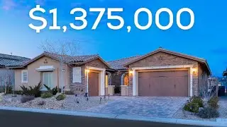 Touring a $1.3 Million Dollar Toll Brothers Home In Las Vegas