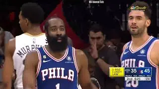 How?!  James Harden Gets Away with this travel?