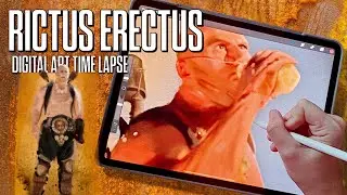 Rictus Erectus - Mad Max: Fury Road - Digital Art Time Lapse