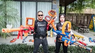 LTT Nerf War : SEAL X Warriors Nerf Guns Strategy Fight Dr Lee Criminals in Hiding