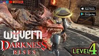 Wyvern vs Guardian|Guardian fight with Wyvern 😱|darkness rises gameplay #darknessrises #wyvern#enemy