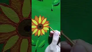 Цветочек на обложке песни 🧡 3D текстуры #melania_art_studio #art #painting #artist #relax #relaxing