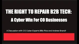 Debunking The Myth That Repair Is A Cyber Risk: Why A Right to Repair Business Equipment is Critical
