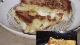 5 minute breakfast recipe.. cheesy bread omlette. #5minrecipe #cheesybread @cookwidmalikfamily
