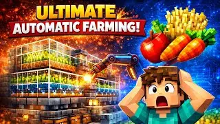 I Built an INSANE Automatic Farm in Minecraft Survival 😱🌾