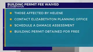 Building permit fee waived in Elizabethton for those seeking to rebuild home