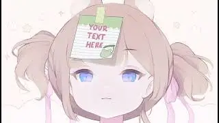 VTUBER ASSET | CUSTOMIZABLE STICKY NOTE
