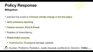 Policy Response: Mitigation