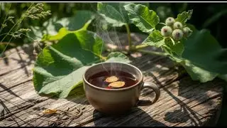 🌿 Burdock Root Tea | Natural Skin Detox & Liver Support ✨