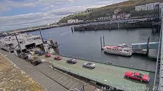 Isle of Man Douglas Outer Harbour TimeLapse - 01/05/2023