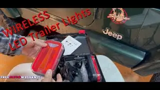 Светодиодные фонари SUPAREE для прицепа Jeep Wrangler TJ (( БЕСПРОВОДНЫЕ )) #jeepwranglertj