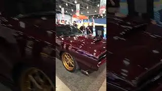 Red carbon fiber dodge at sema 2024