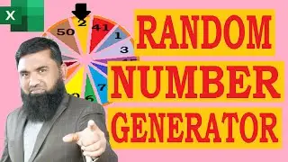 Excel Training | Random Number Generator Excel Data Analysis