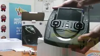 Hubsan H107D распаковка и обзор дрона с транслирующей камерой