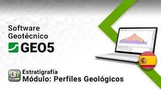 Crear secciones geológicas transversales utilizando el programa de GEO5 Estratigrafía