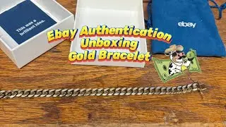 Ebay Authenticity Guarantee Package Unboxing Gold Bracelet