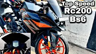 Top Speed Of Ktm Rc200 Bs6 | Rc200 Top Speed