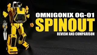 Omnigonix OG-01 Spinout FULL review comparison 3rd Party Masterpiece Sunstreaker