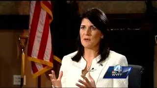 Governor Nikki Haley sits down with WYFF News 4&rsquo;s Nigel Robertson with one on one interview