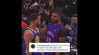 DRAKE ON TWITTER : STEPH CURRY HAIR LINT... 😂🔥 #DRAKE #CHAMPAGNEPAPI #STEPHCURRY