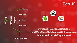 Firebase Realtime and FireStore Database with Coroutines in android || coroutines in Hindi Part-10
